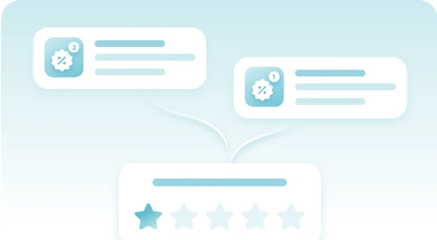 A recovery offer and follow-up fired automatically through Engage