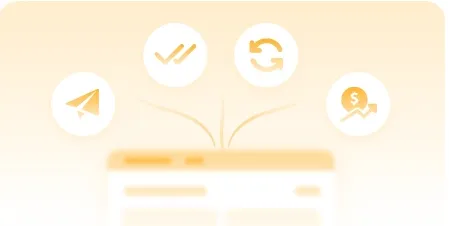 Sends, opens and conversions rolling up into revenue and ROI