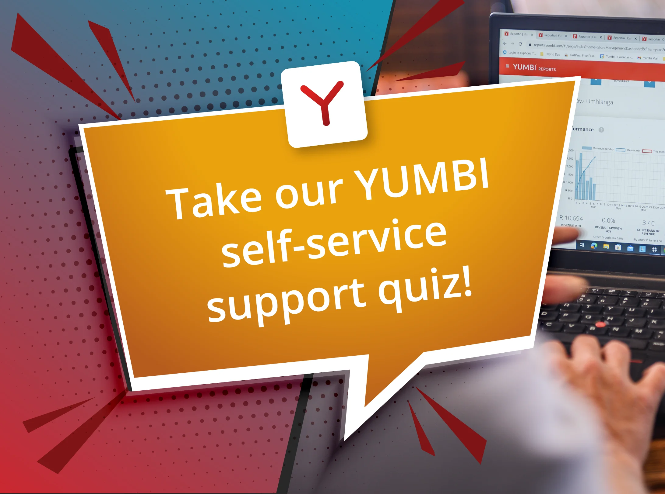 Take our YUMBI self-service support quiz!
